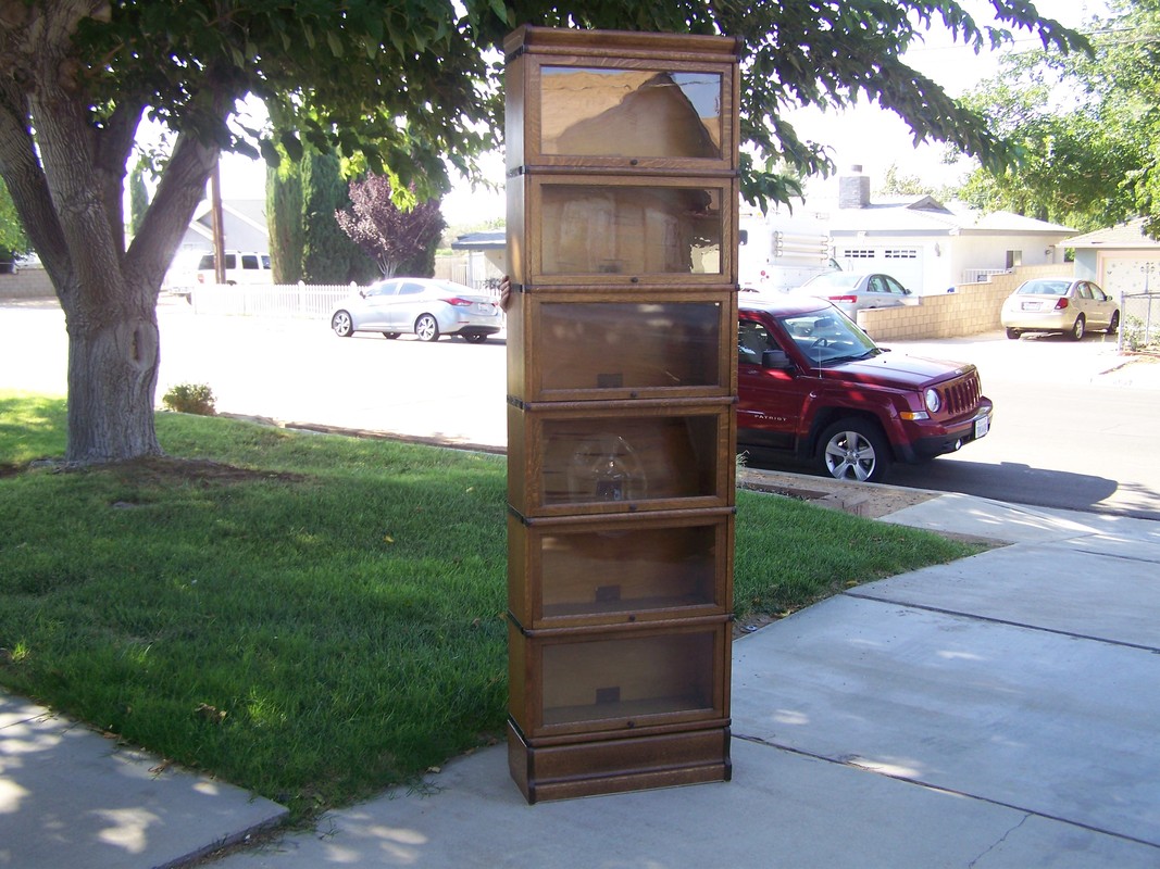 3 4 Wide 25 Inch Antique Lawyer Barrister Bookcase For Sale