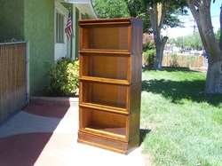 Macey barrister / lawyer bookcase  , 4 stack  -