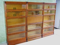 Globe Wernicke barrister / lawyer bookcase  ,matching set , matching pair with desk